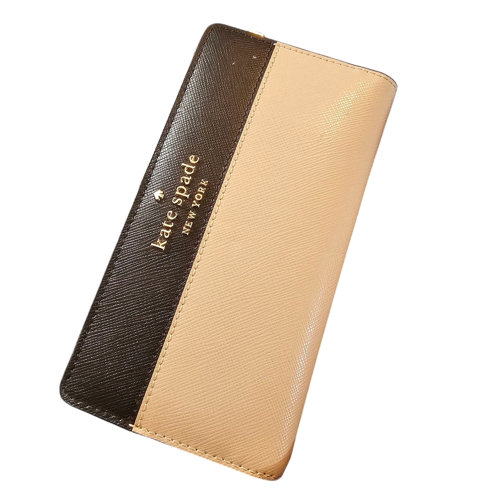 Kate Spade Black and Tan Wallet